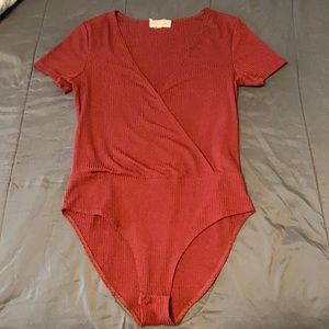Cute one piece Maroon Top